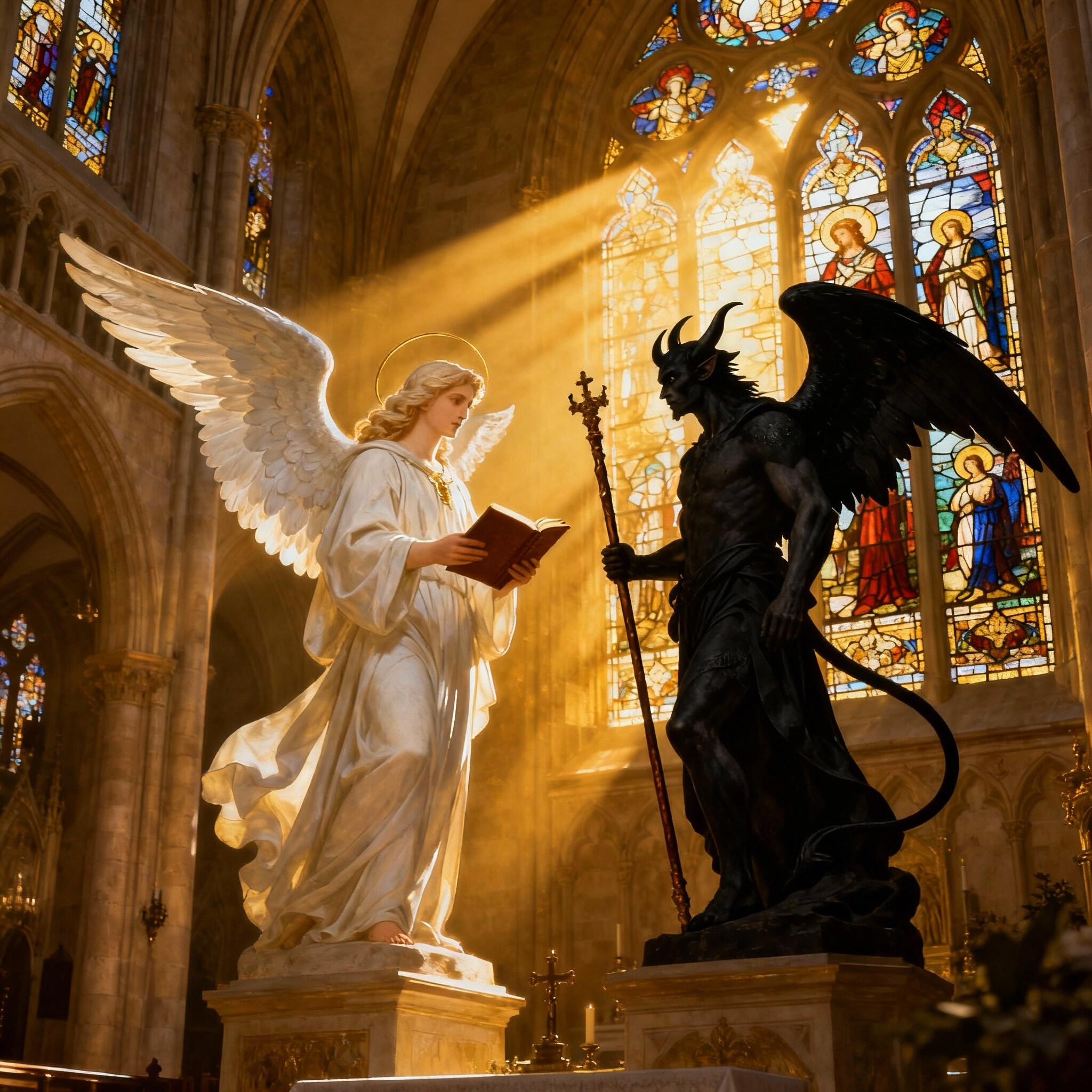 天使と悪魔 | の人気AIイラスト・グラビア