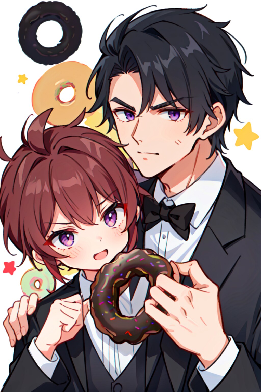 ドーナツと黒髪短髪男性！！（12枚）