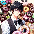 ドーナツと黒髪短髪男性！！（12枚） 9枚目