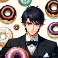 ドーナツと黒髪短髪男性！！（12枚） 7枚目