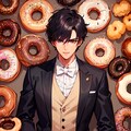 ドーナツと黒髪短髪男性！！（12枚） 5枚目