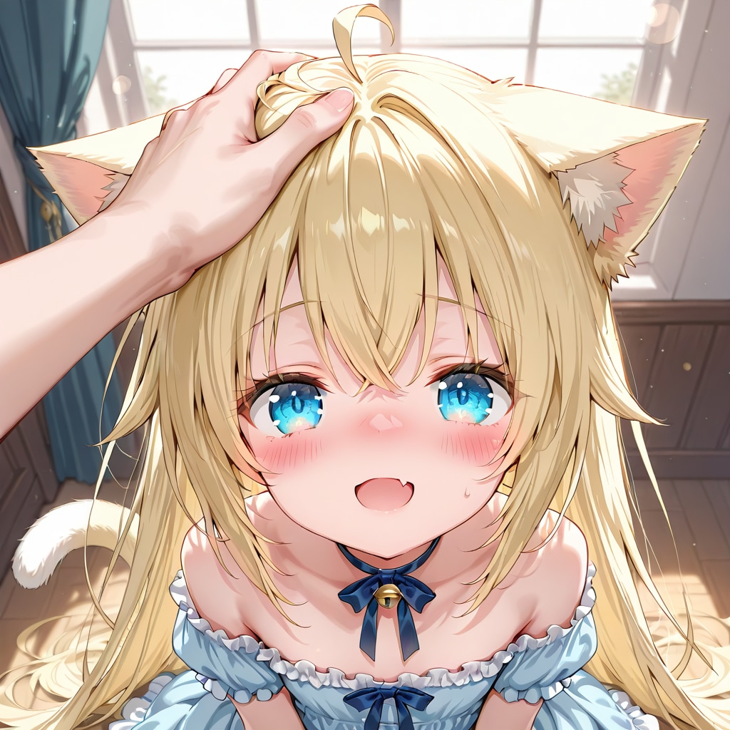ネコミミナデナデ