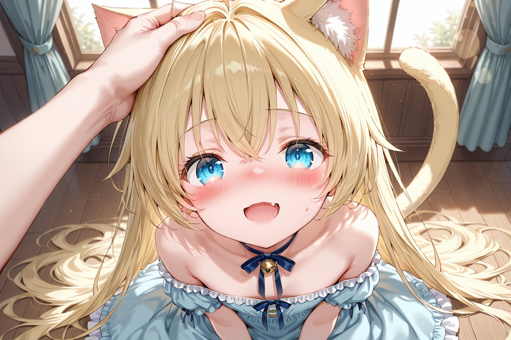 ネコミミナデナデ
