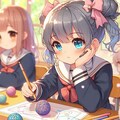 [Dalleさんで]○ートボールを作る女の子[ゾートボール] 10枚目