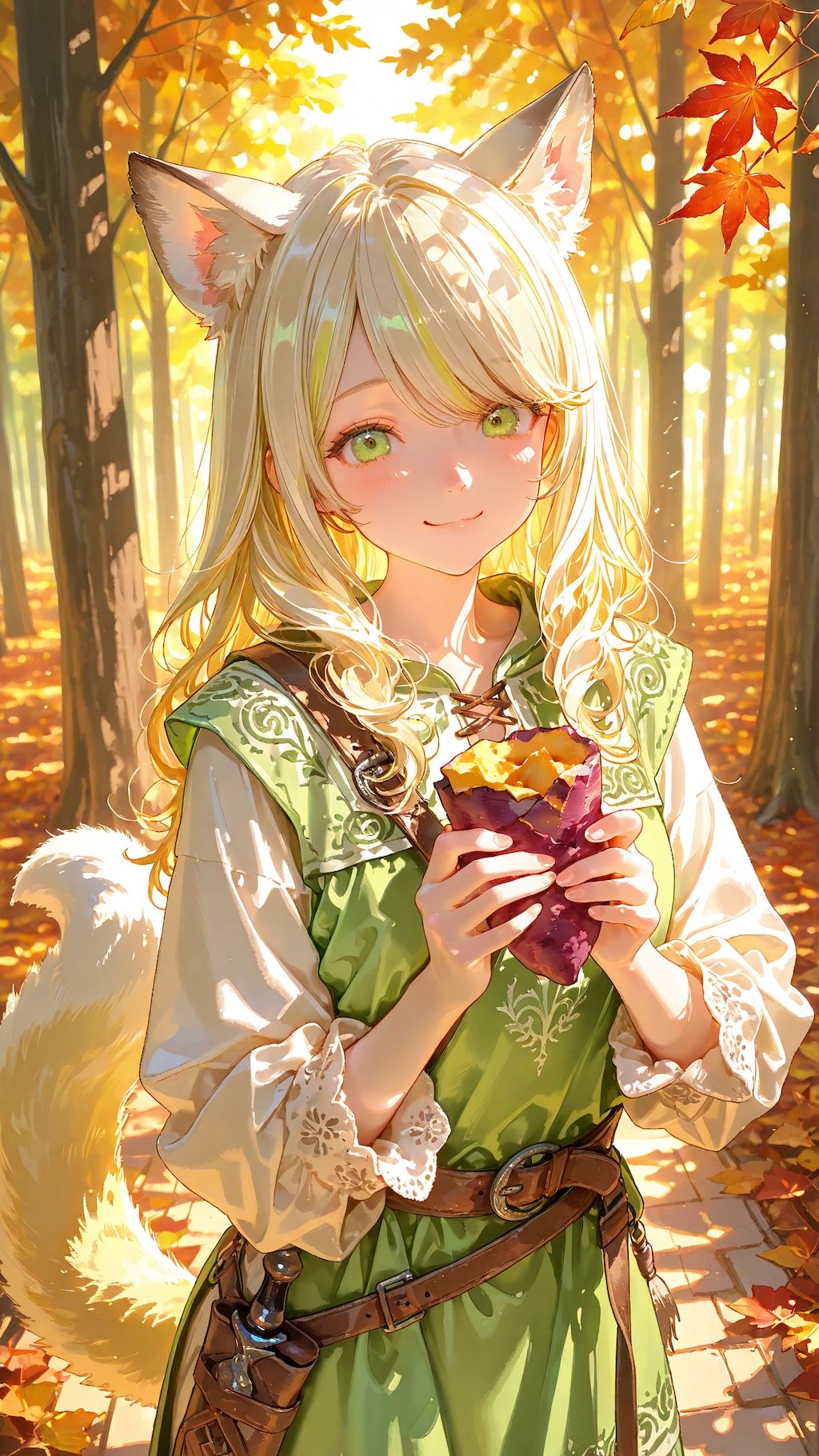 焼き芋、一口いりますか？