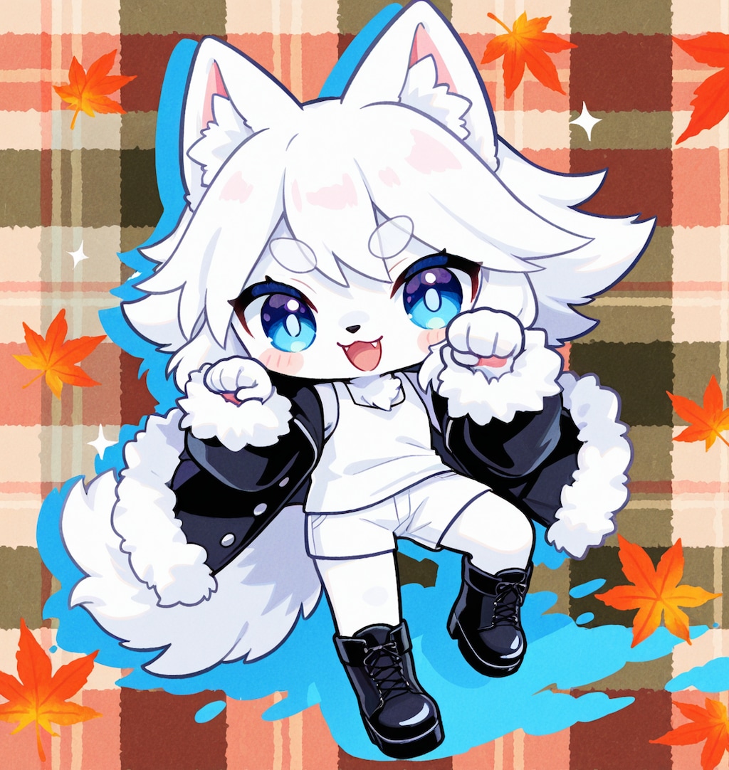 ちびけもシロキさん