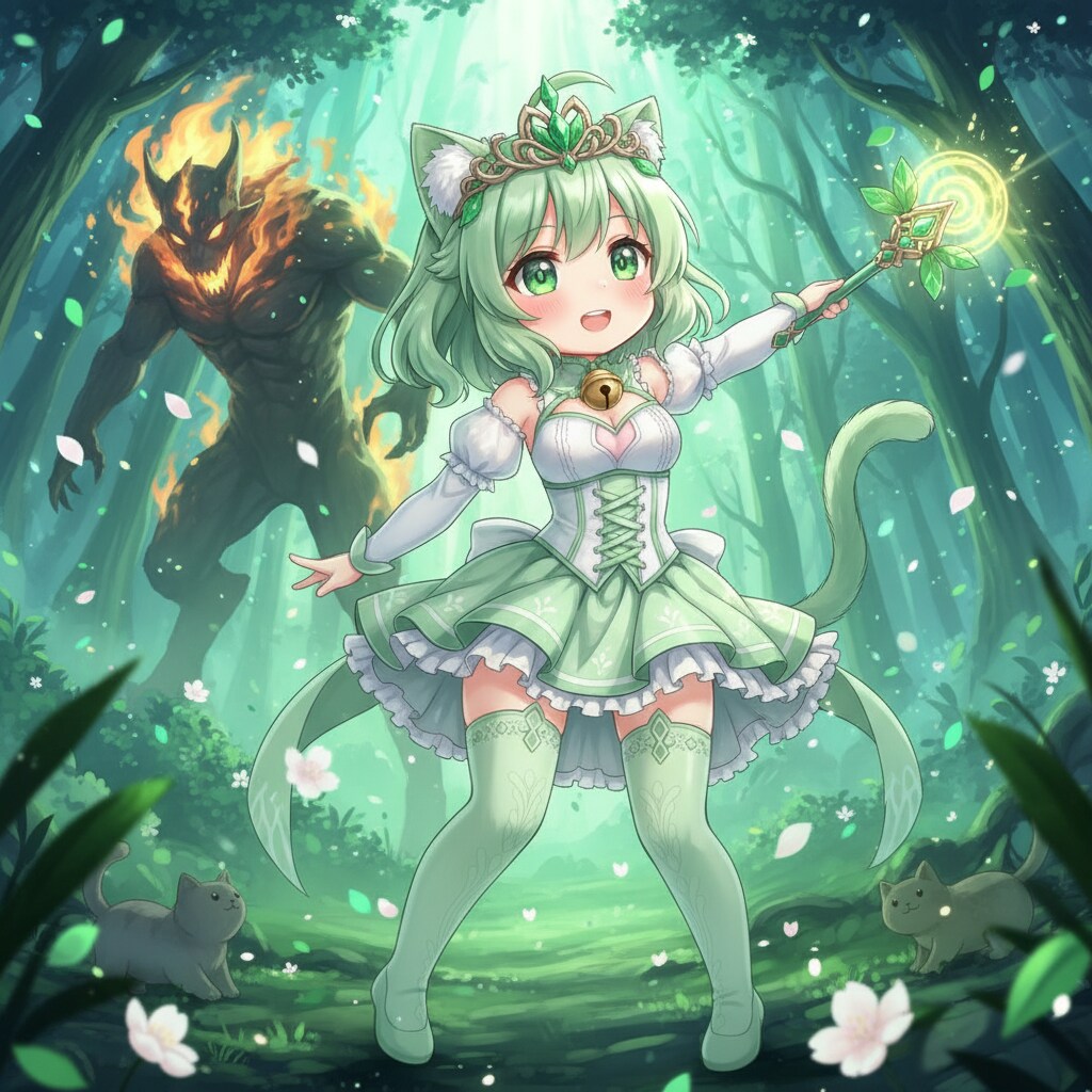 みどツイにゃん
