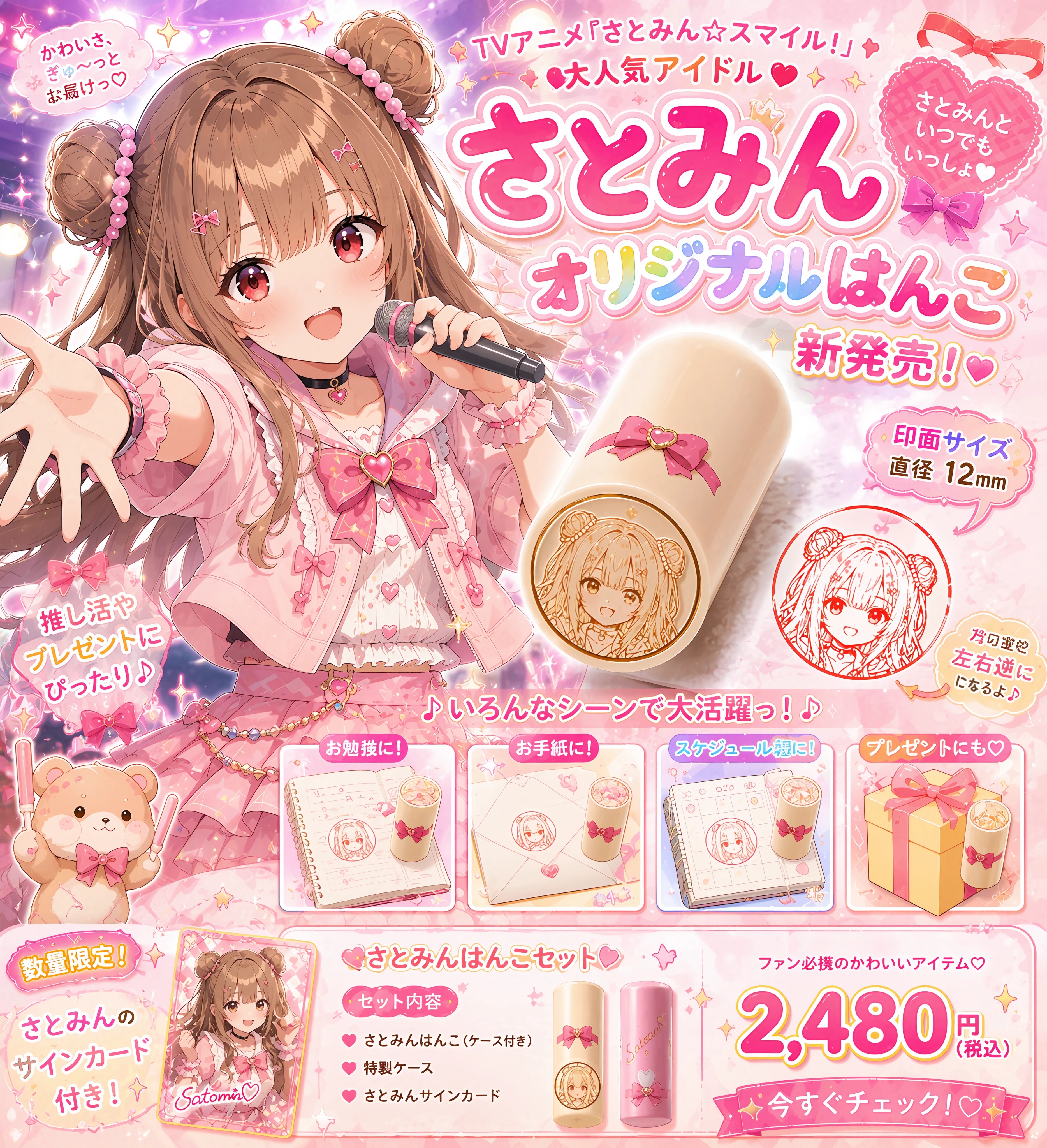 さとみんのキラキラはんこ✨新発売❣️ | の人気AIイラスト・グラビア