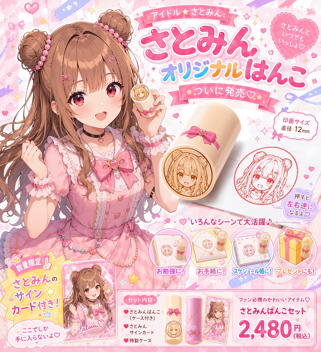 さとみんのキラキラはんこ✨新発売❣️