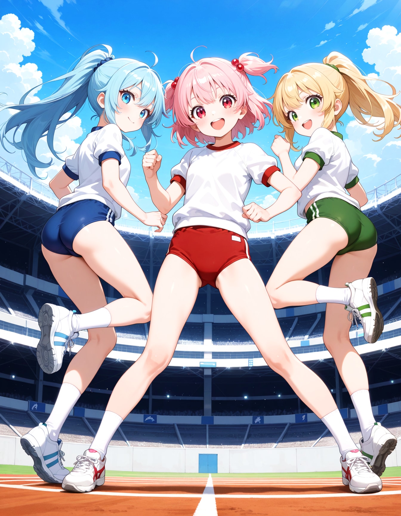 ブルマ運動会 | の人気AIイラスト・グラビア