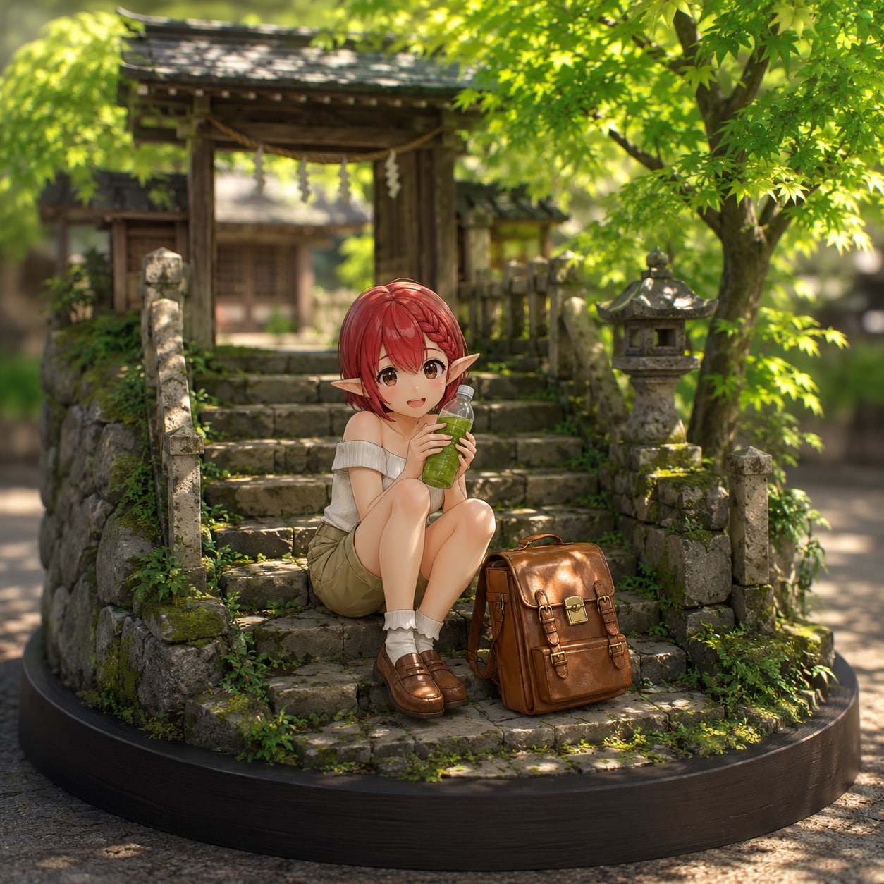 青もみじの境内（ミニ）