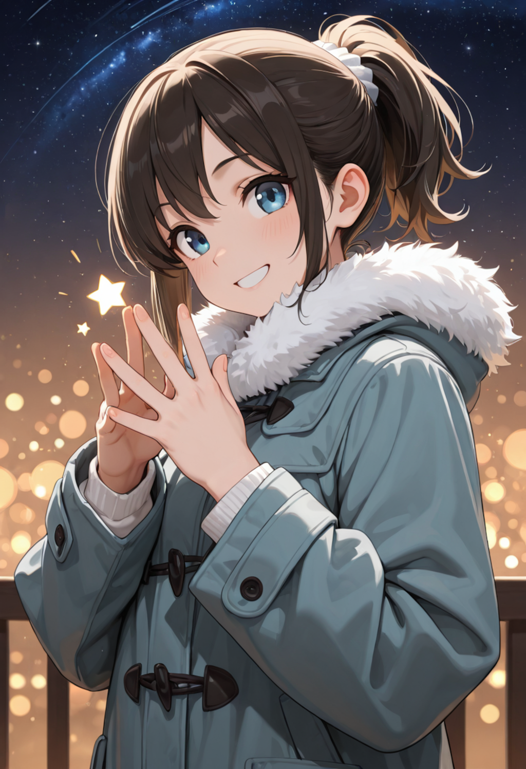 星空と魔法の夜