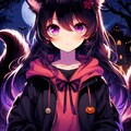 ジャケットを着た、ハロウィンの猫耳なうちの子★(6枚) 5枚目