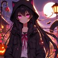 ジャケットを着た、ハロウィンの猫耳なうちの子★(6枚) 6枚目