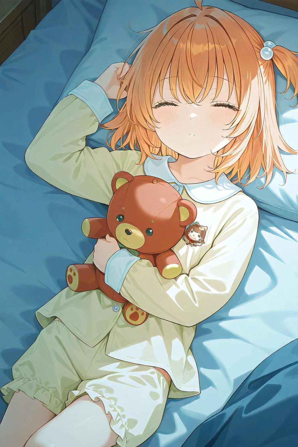 スヤスヤれもちゃん　　　寝るのにテール…まぁいっか