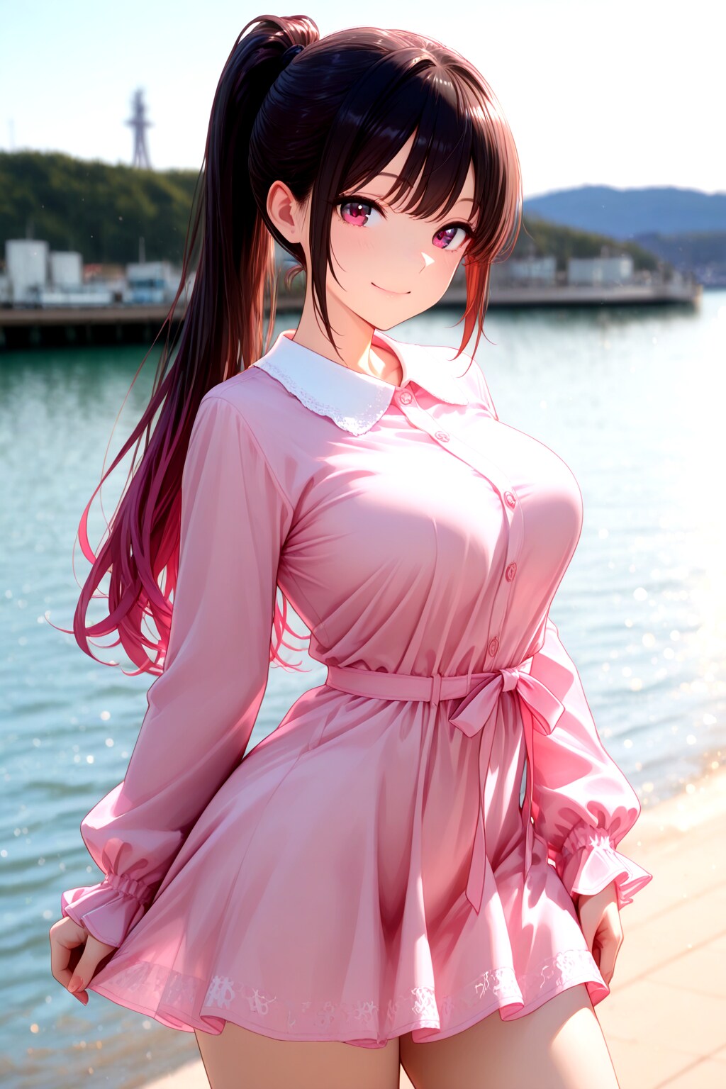 152（ピンクのワンピース）