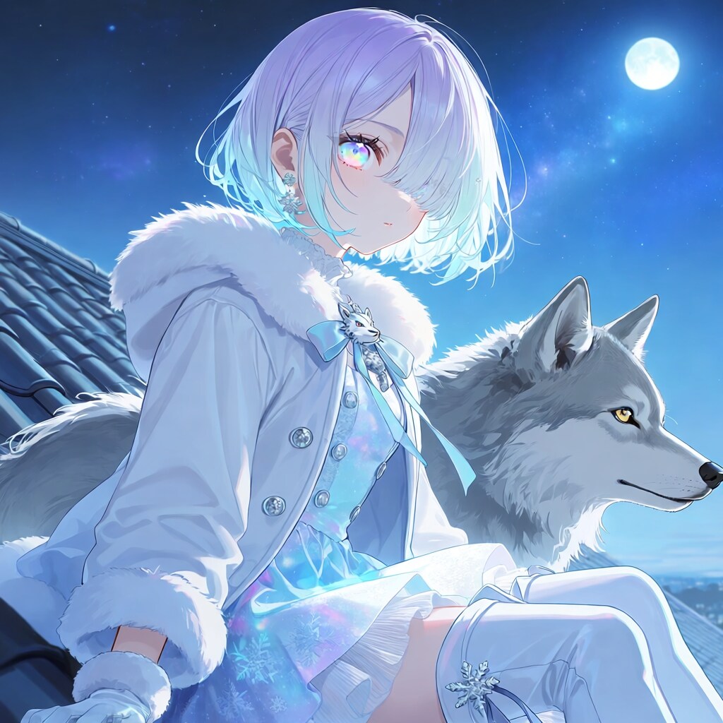 ミラと狼と人狼なミラ | の人気AIイラスト・グラビア