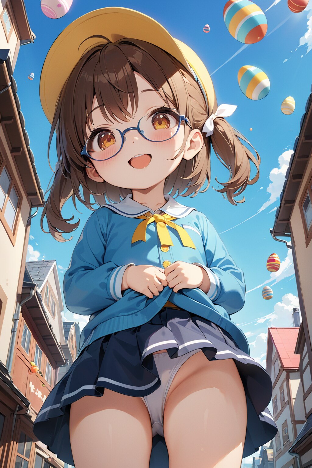 おにいたん、タマゴが飛んでるよ！