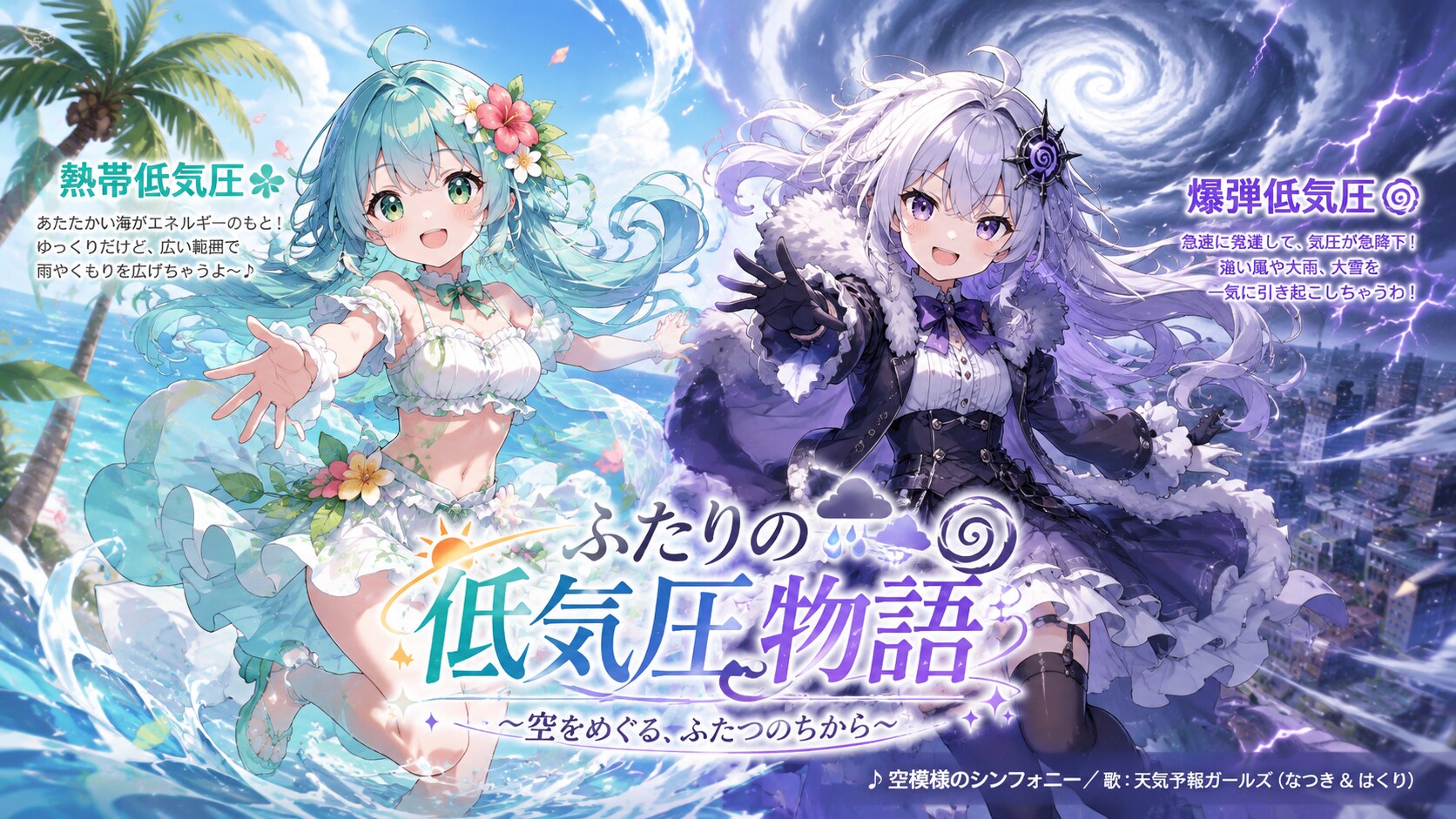 熱帯＆爆弾低気圧少女