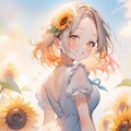 微笑みと向日葵 2枚目