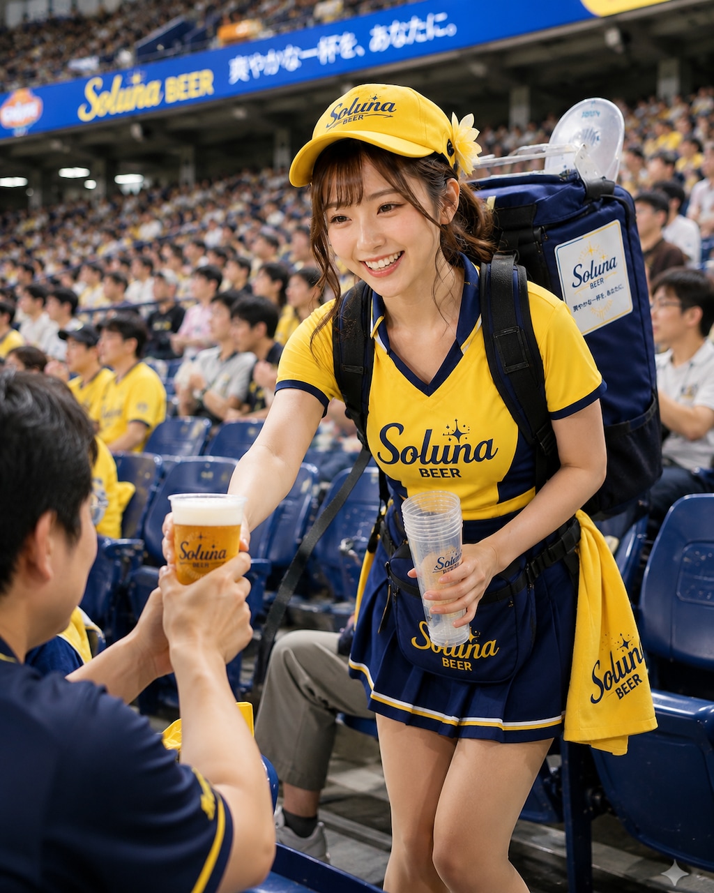 ビール売り子の女の子