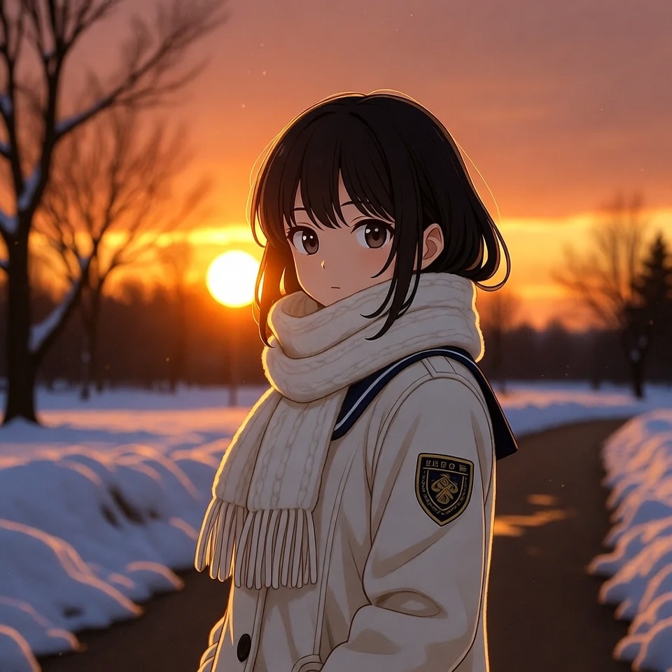 冬のかえりみち | の人気AIイラスト・グラビア