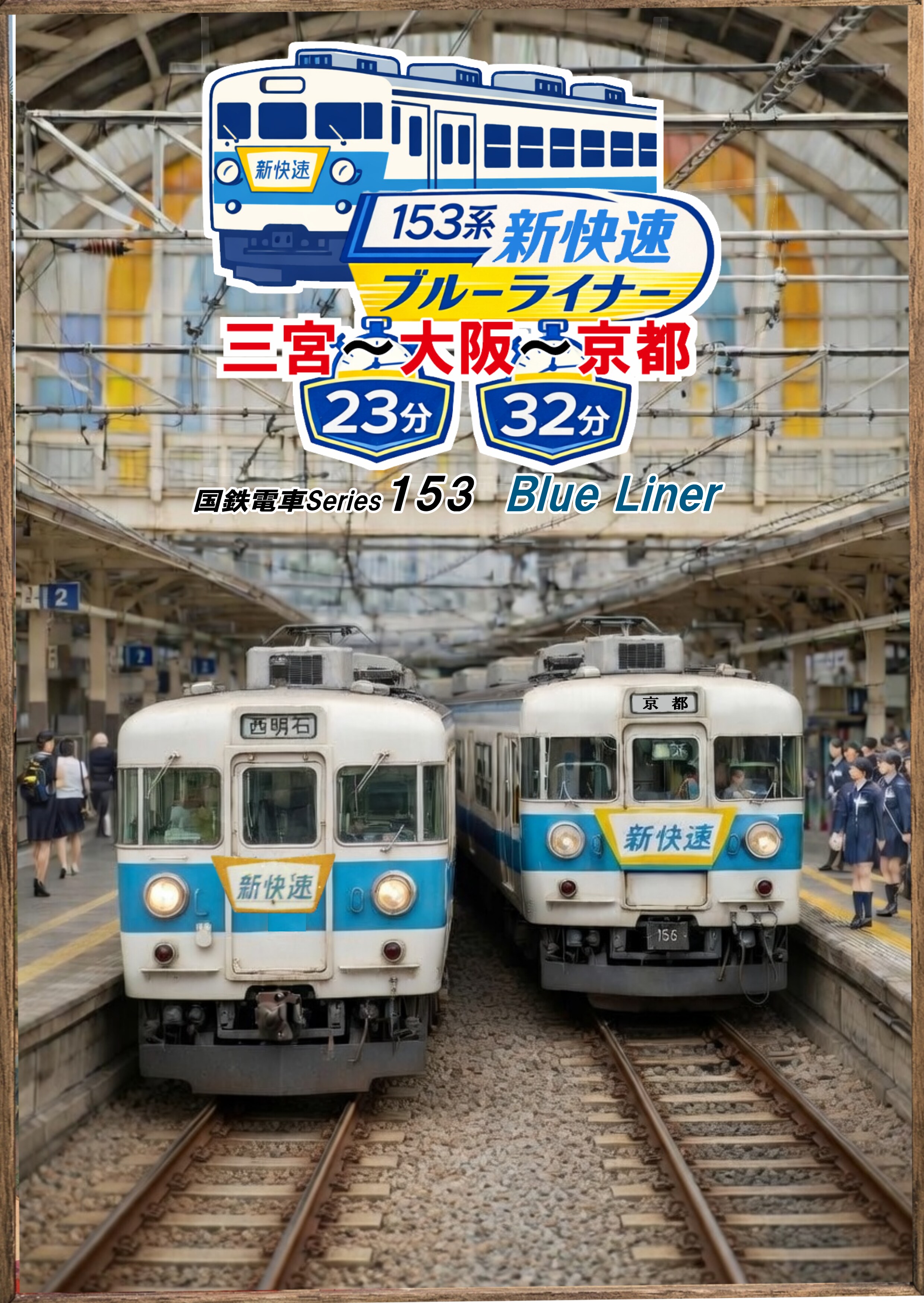新快速その❶１５３系 | の人気AIイラスト・グラビア