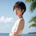 水着女子inどっかの南の島 2枚目