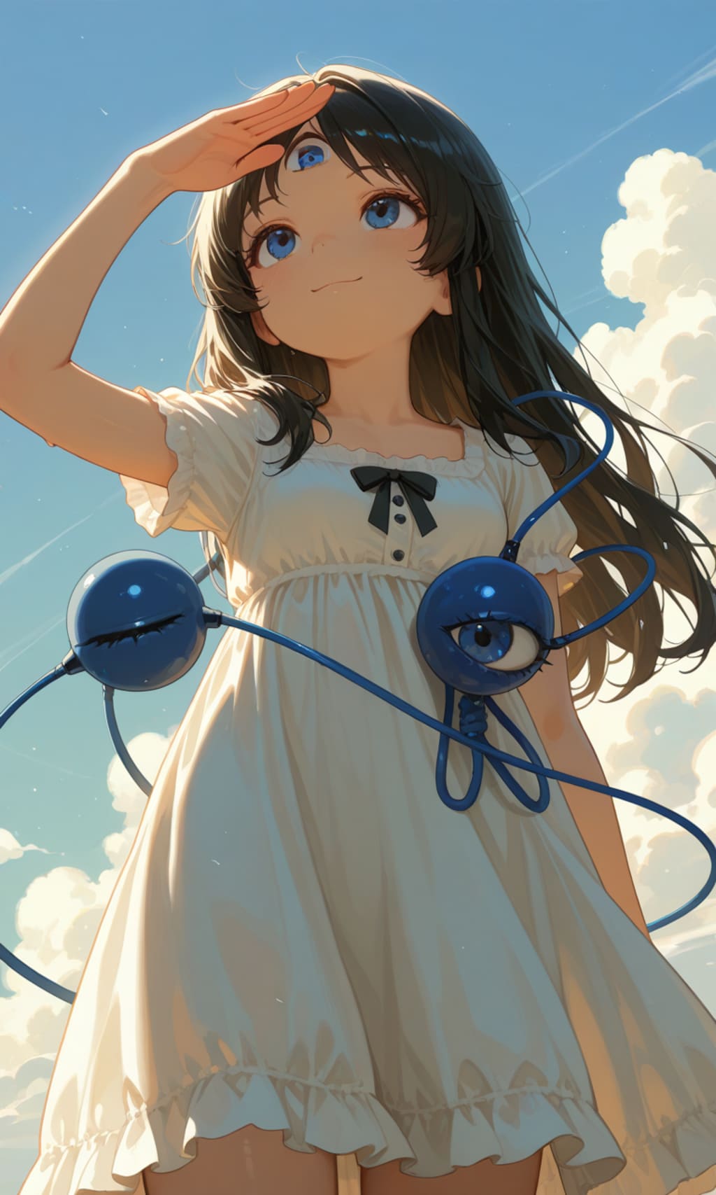 夏の空と三ツ目の少女