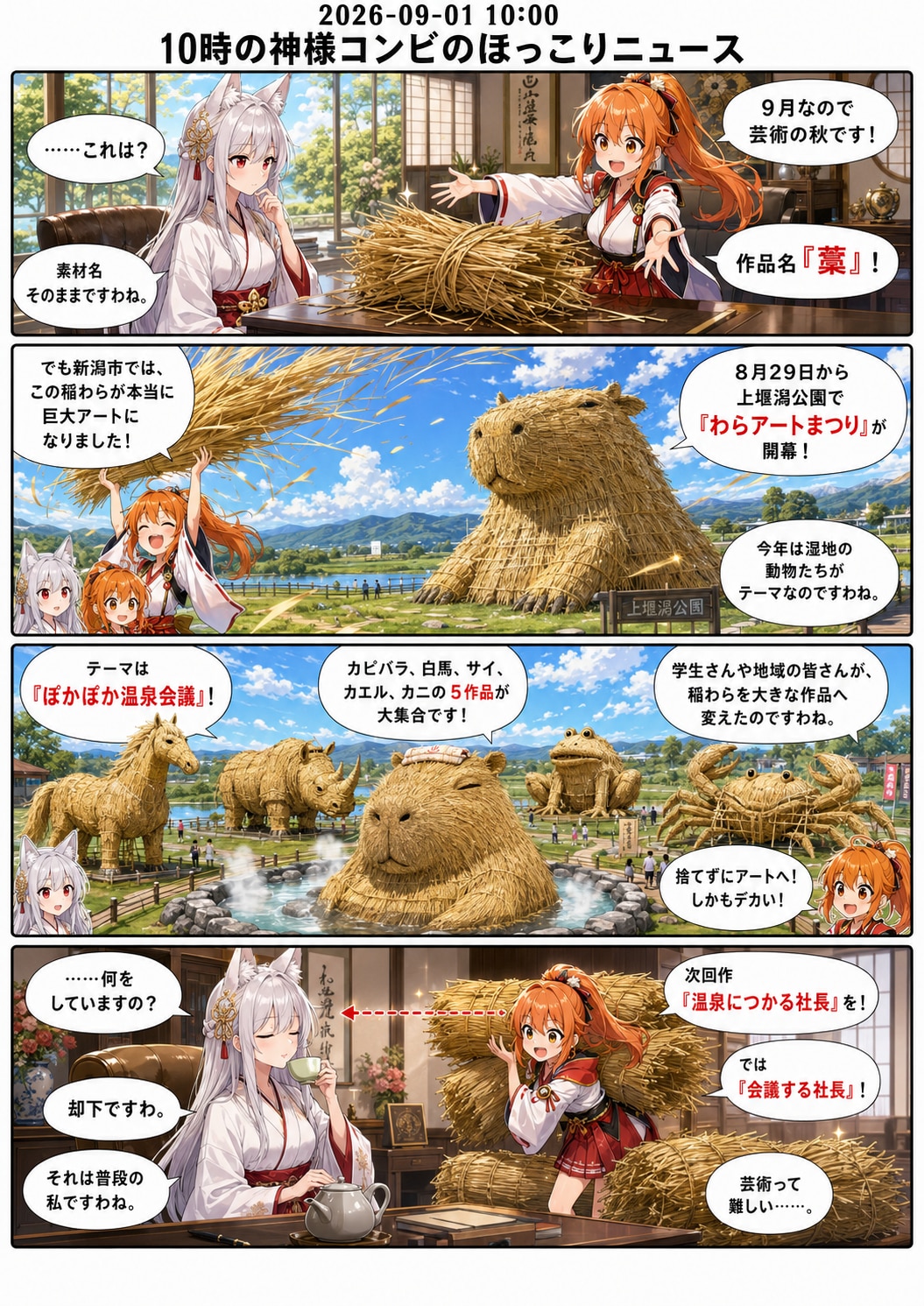 毎日漫画　10時　ほっこりニュース | の人気AIイラスト・グラビア