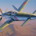 やっぱり版権物は怖いよね、さっき投稿したやつは無しで、F-1とF-4と震電です。震電以外はイラストとリアル風の二種類を生成しました。良かったら見て下さい❗️ 5枚目