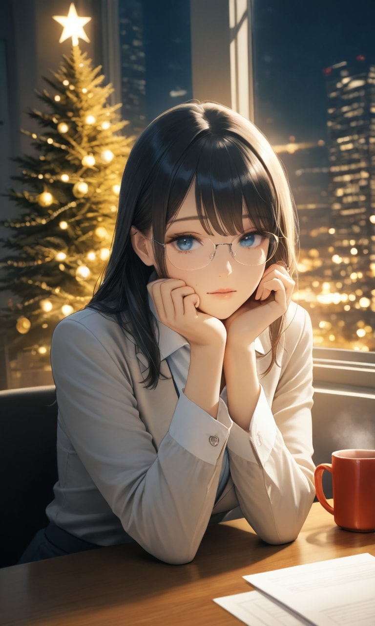 静かな夜のクリスマス | の人気AIイラスト・グラビア