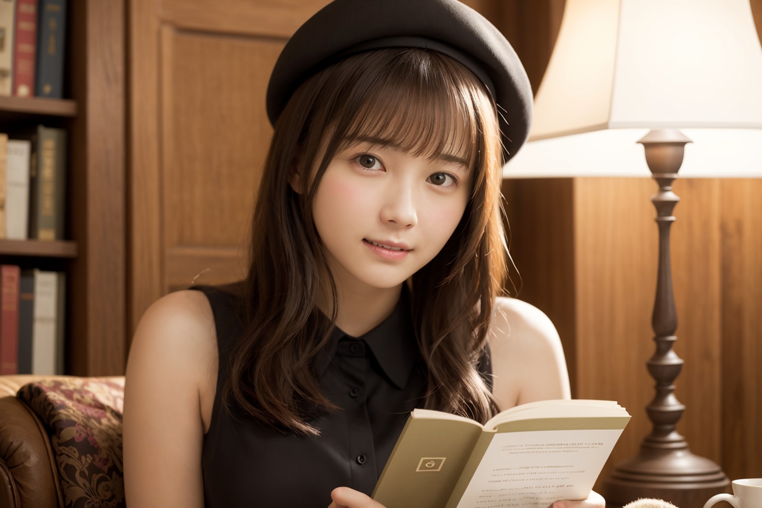 本を読む女の子 4