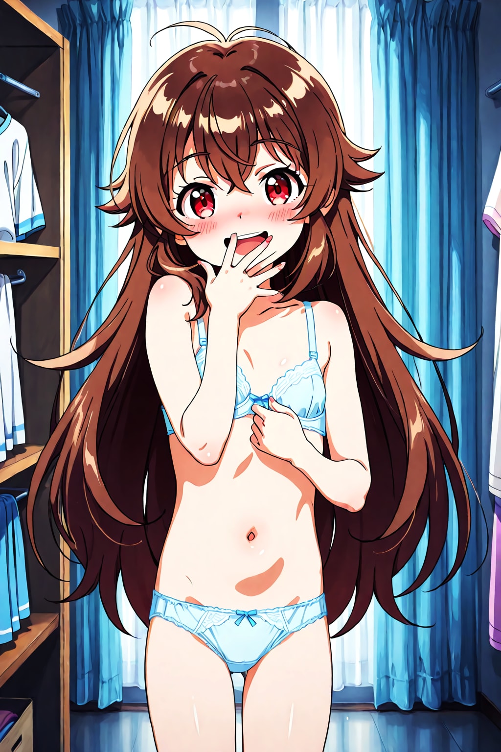 蒼い肌触り