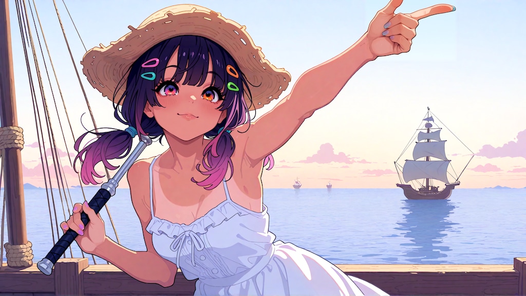 海賊王ってやつになっちゃおうー
