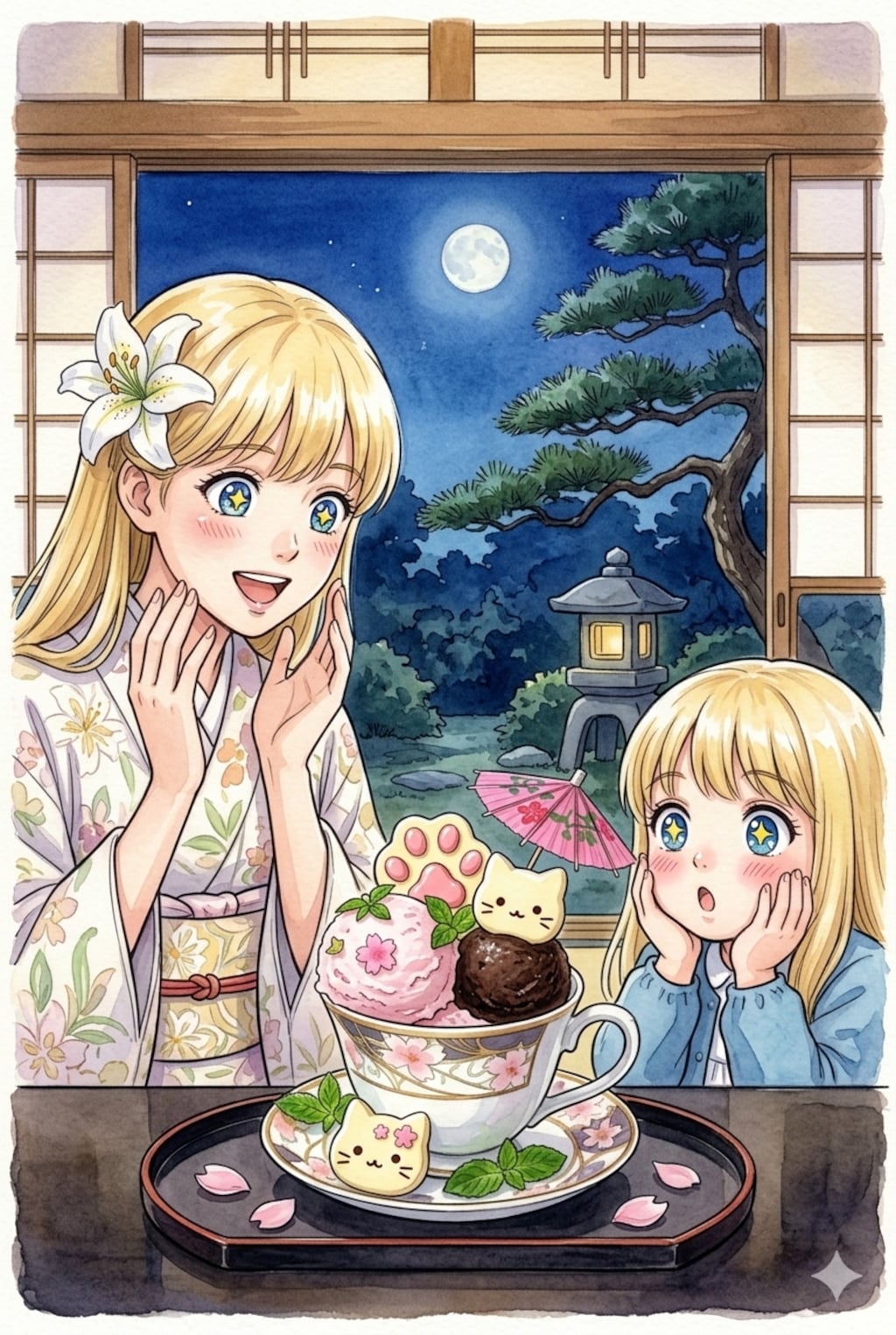 特に深く考えずシリーズ。御剣姉妹の実家へ〜もてなし〜