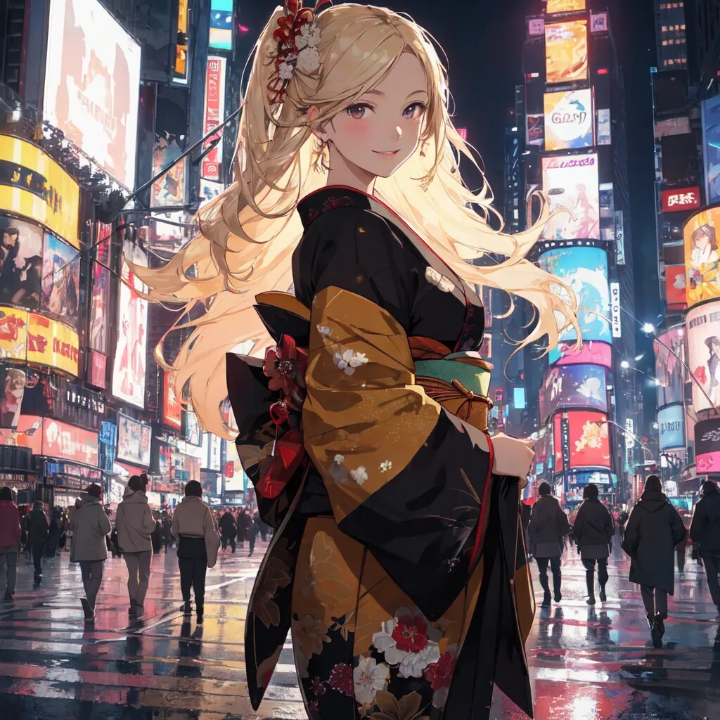 都会の夜に・・・