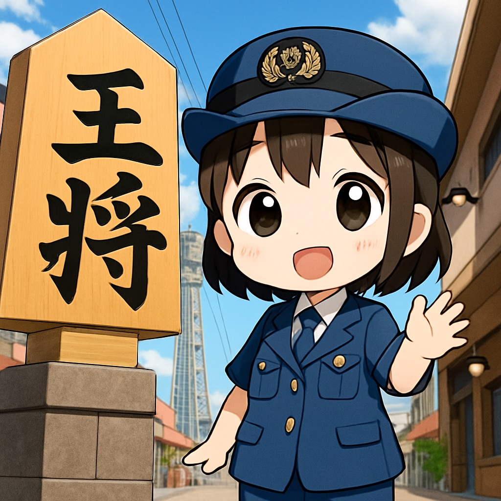 婦警さんと「王将」