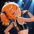 ギャル子ちゃん︎💕︎ライブステージでファンサ(∩∀<`｡) 2枚目