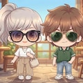サングラスをかけてみた 2枚目