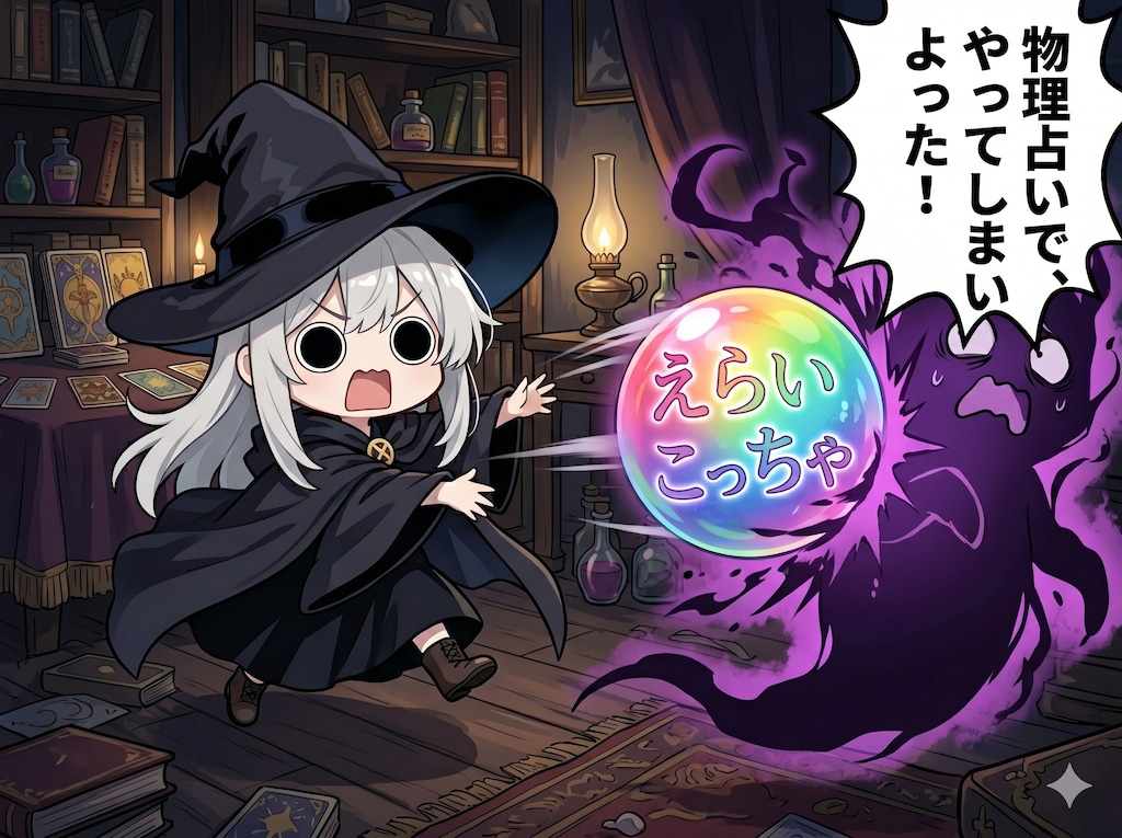占い結果や悪運を物理でやってしまいよったえらいこっちゃ嬢