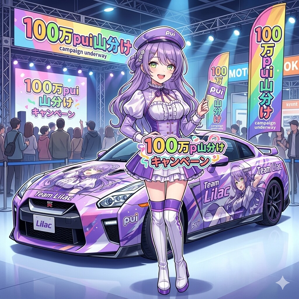 モーターショーのLILACちゃん