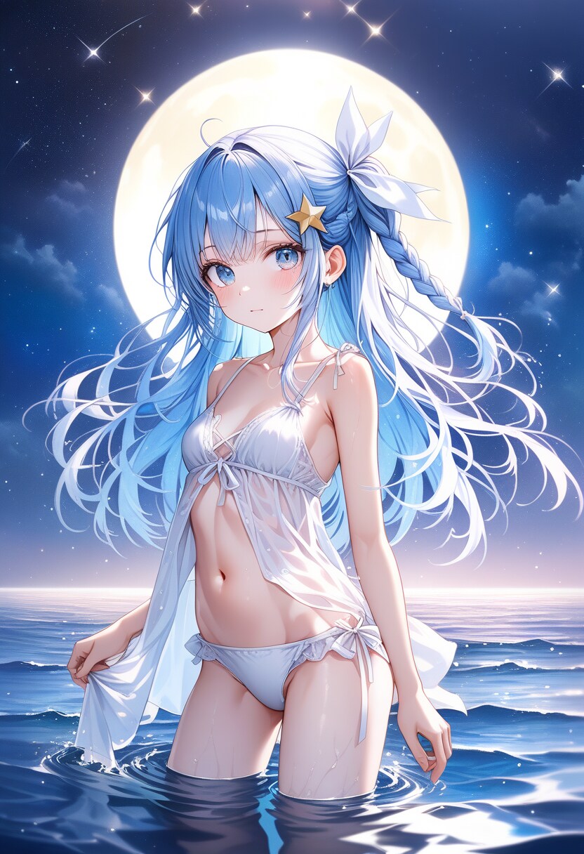 夜の海