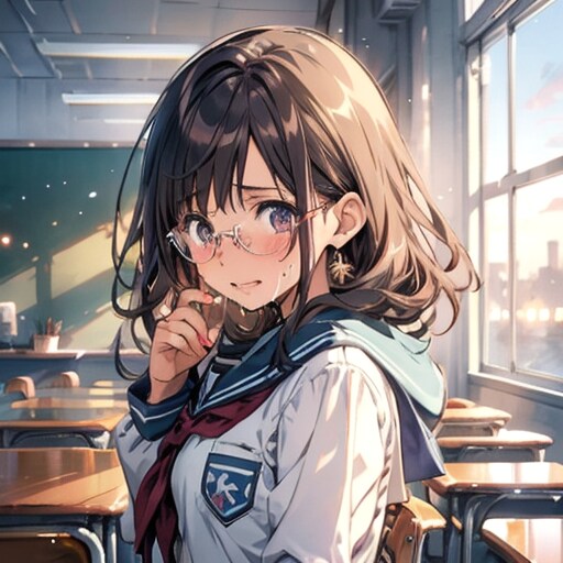 教室 | の人気AIイラスト・グラビア