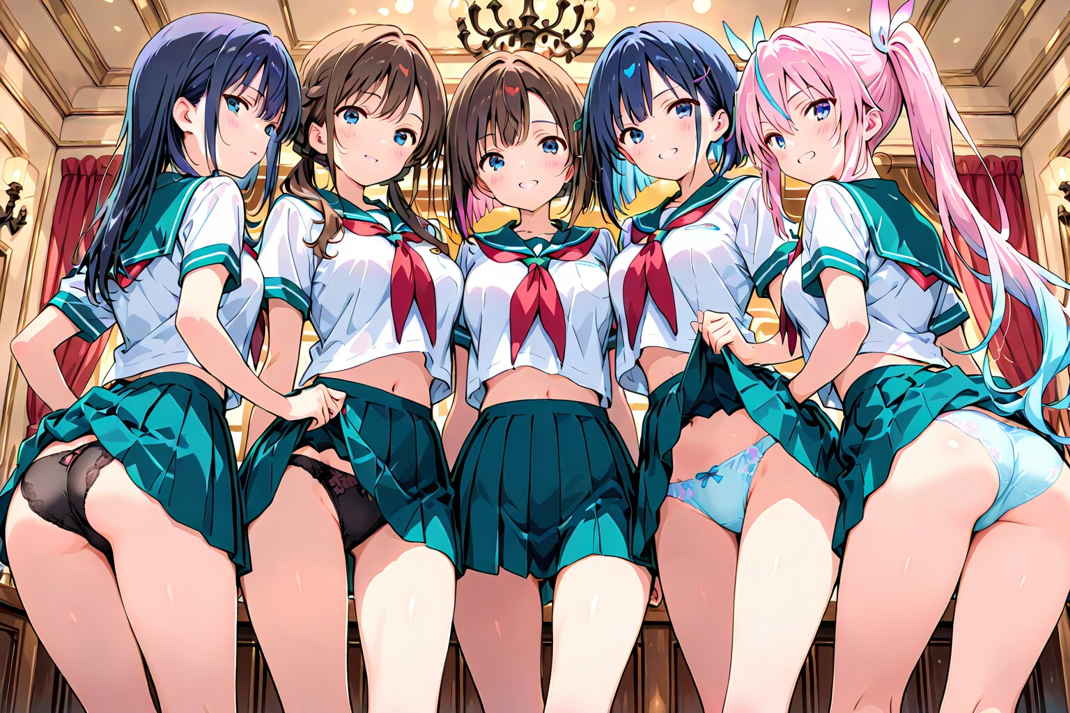 panties poker③(ツーペア？フルハウス？)