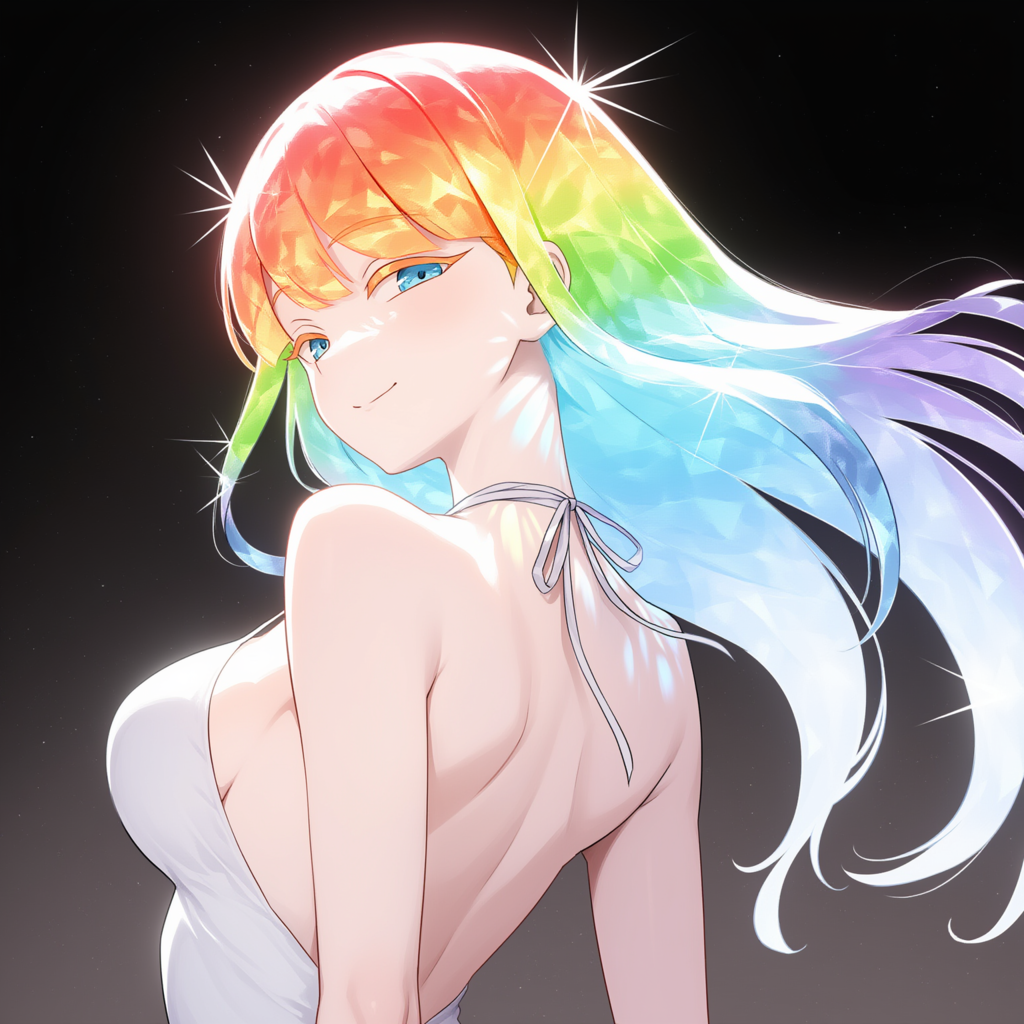 虹色ヘアーちゃん