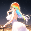 虹色ヘアーちゃん 2枚目