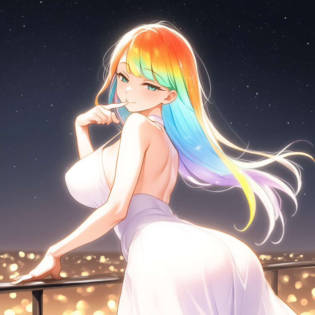 虹色ヘアーちゃん