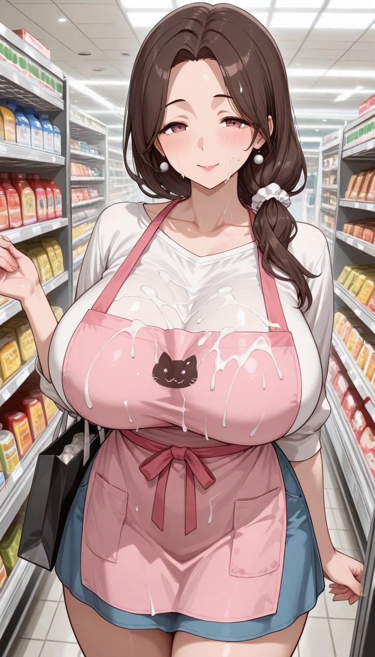 時を止めてぶっかけ！イラスト版