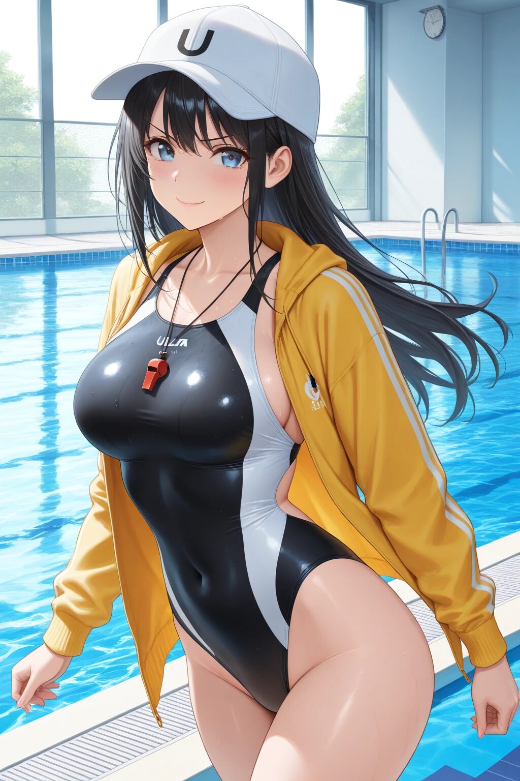 去年助けてもらった監視員さん